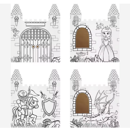 Le chateau princesse et chevalier