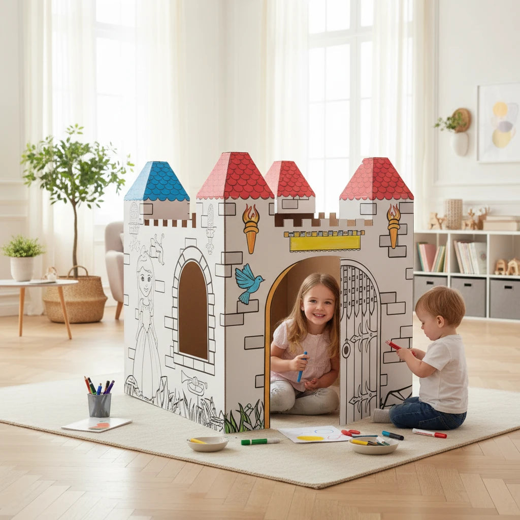 Le chateau princesse et chevalier