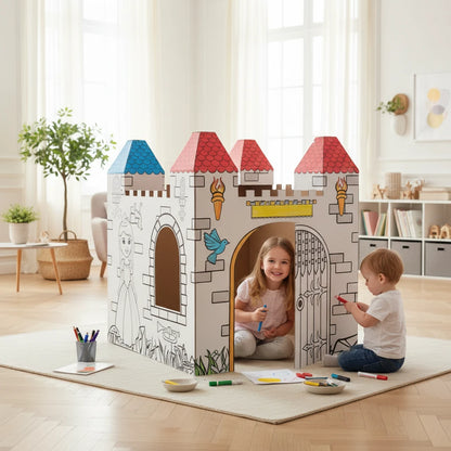 Le chateau princesse et chevalier