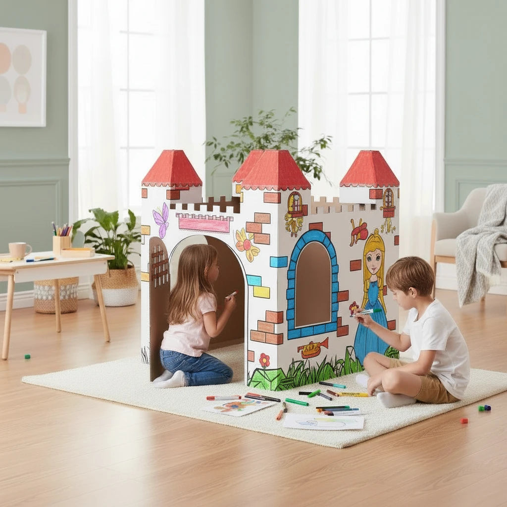 Le chateau princesse et chevalier