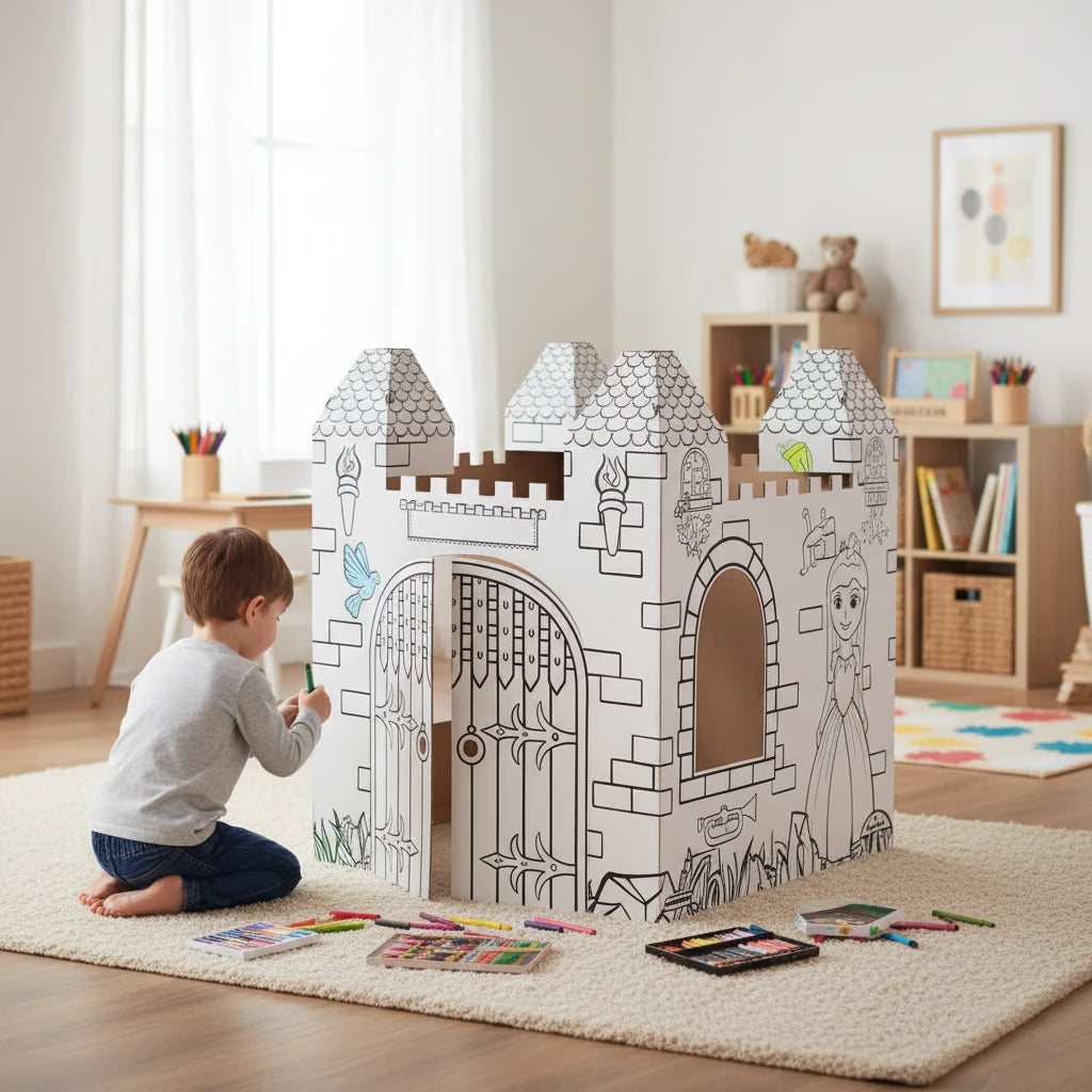 Le chateau princesse et chevalier