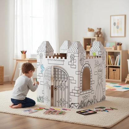 Le chateau princesse et chevalier