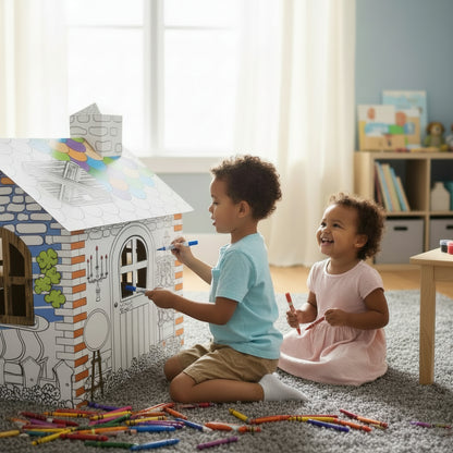 Ma maison à colorier